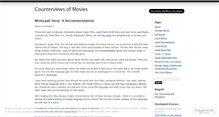 Desktop Screenshot of moviecounterviews.wordpress.com