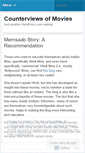 Mobile Screenshot of moviecounterviews.wordpress.com