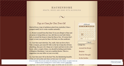 Desktop Screenshot of hausenhome.wordpress.com