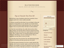 Tablet Screenshot of hausenhome.wordpress.com