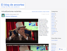 Tablet Screenshot of ancortez.wordpress.com