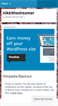 Mobile Screenshot of nikkithedreamer.wordpress.com