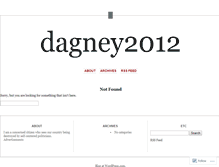 Tablet Screenshot of dagney2012.wordpress.com