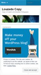 Mobile Screenshot of louzadacopy.wordpress.com