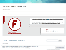 Tablet Screenshot of digilibstikom.wordpress.com