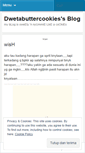 Mobile Screenshot of dwetabuttercookies.wordpress.com