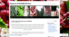 Desktop Screenshot of ecoselvaperu.wordpress.com