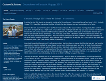 Tablet Screenshot of cruiseofalifetime.wordpress.com
