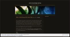 Desktop Screenshot of premsivakumar.wordpress.com