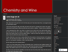 Tablet Screenshot of chemistryandwine.wordpress.com
