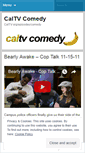 Mobile Screenshot of caltvcomedy.wordpress.com