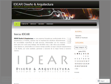 Tablet Screenshot of ideararquitectura.wordpress.com