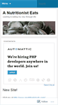 Mobile Screenshot of anutritionisteats.wordpress.com