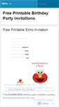 Mobile Screenshot of freeprintableinvitations.wordpress.com