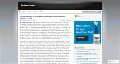 Desktop Screenshot of businesstrendz.wordpress.com