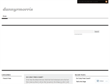 Tablet Screenshot of dannyrmorris.wordpress.com