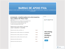 Tablet Screenshot of barradeapoiofixa.wordpress.com