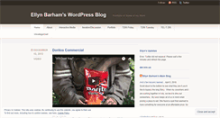 Desktop Screenshot of ellynbarham.wordpress.com