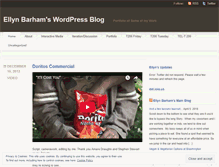 Tablet Screenshot of ellynbarham.wordpress.com