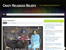 Tablet Screenshot of crazyreligion.wordpress.com