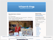 Tablet Screenshot of lollopard.wordpress.com