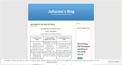 Desktop Screenshot of juliocesc.wordpress.com