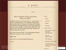 Tablet Screenshot of katemh.wordpress.com