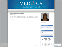 Tablet Screenshot of medvica.wordpress.com