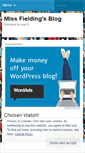 Mobile Screenshot of missfielding.wordpress.com