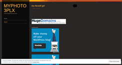 Desktop Screenshot of myphoto3plx.wordpress.com