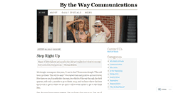 Desktop Screenshot of bythewaycommunications.wordpress.com