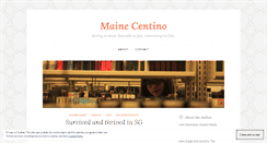 Desktop Screenshot of mainecentino.wordpress.com