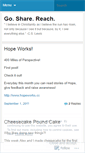 Mobile Screenshot of gosharereach.wordpress.com