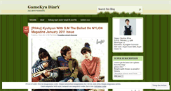 Desktop Screenshot of hyunoppa.wordpress.com