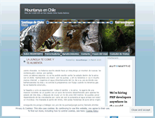 Tablet Screenshot of mountanya.wordpress.com