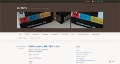 Desktop Screenshot of 3dmkv.wordpress.com