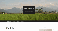 Desktop Screenshot of emilyhaile.wordpress.com