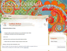 Tablet Screenshot of olahraga2u.wordpress.com