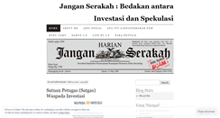 Desktop Screenshot of janganserakah.wordpress.com