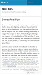 Mobile Screenshot of dialidol.wordpress.com