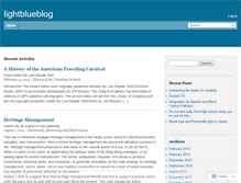 Tablet Screenshot of lightblueblog.wordpress.com
