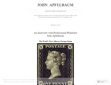 Tablet Screenshot of johnapfelbaum.wordpress.com