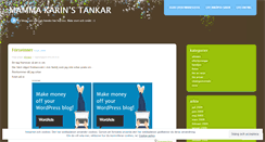 Desktop Screenshot of mammakarin.wordpress.com