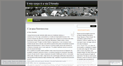 Desktop Screenshot of ilmiocorpoaviadamelio.wordpress.com