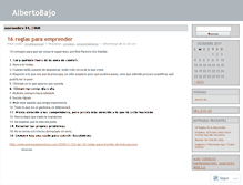 Tablet Screenshot of albertobajo.wordpress.com
