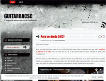 Tablet Screenshot of guitarracsc.wordpress.com