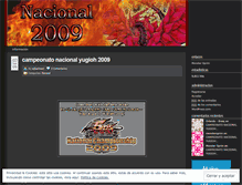 Tablet Screenshot of nacionalygo2009.wordpress.com