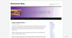 Desktop Screenshot of bookszeus.wordpress.com