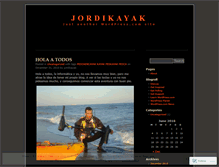 Tablet Screenshot of jordikayak.wordpress.com