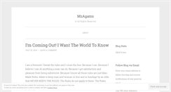 Desktop Screenshot of mzagams.wordpress.com